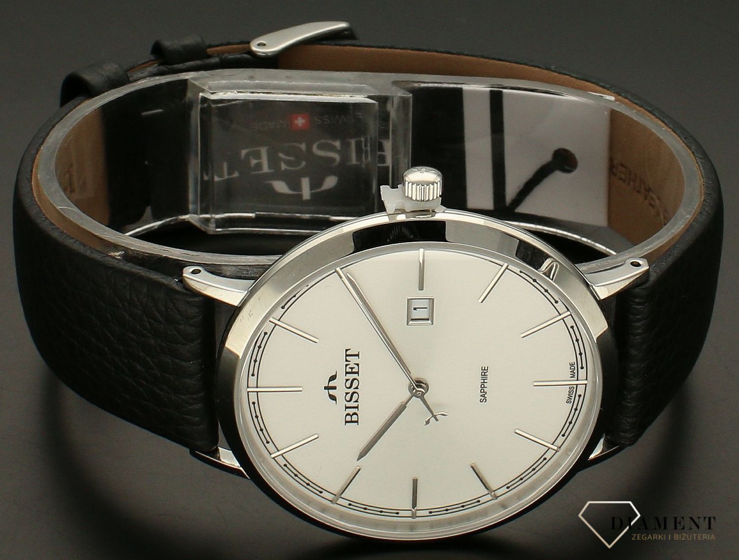 Zegarek męski Bisset srebrno-czarny BSCF61.jpg